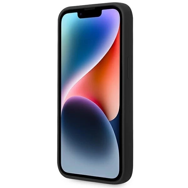 Etui Karl Lagerfeld KLHMP14MSLKHBK na iPhone 14 Plus 6,7" pevné puzdro Silicone Karl`s Head Magsafe